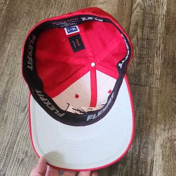 CRI Clem Racing Inc. Red Flex Hat SZ L/XL Tyler Sprint  Late Model Stewart Haas - Picture 6 of 10